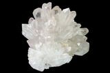Wide Quartz Crystal Cluster - Brazil #136153-2
